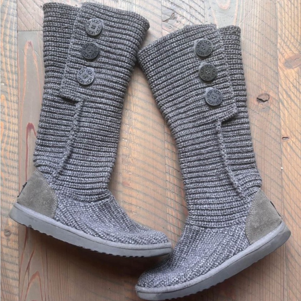 UGG - Sweater boot - Grey - size 7 womens
